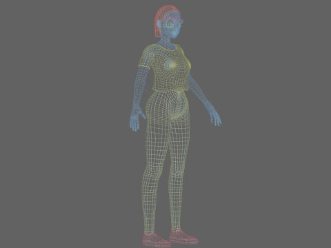 Basic cool Girl V20947 Modelo 3D