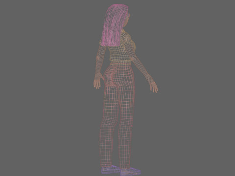 Basic Standard Girl V30735 Modello 3D