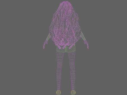 Beautiful Basic Girl V36374 Modèle 3D