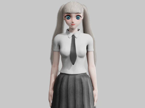 Classic Basic Girl V43446 3D Модель