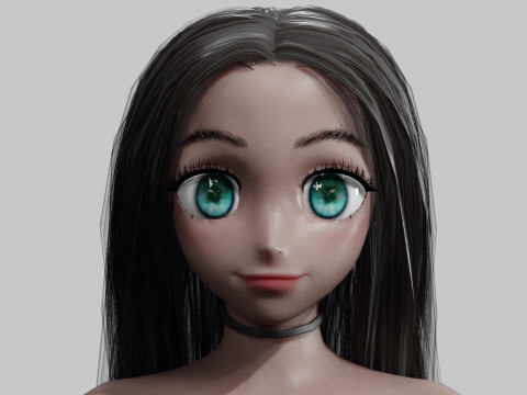 Cute teen Girl V32509 3D मॉडल