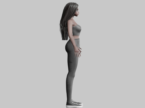 Cute teen Girl V32509 3D मॉडल