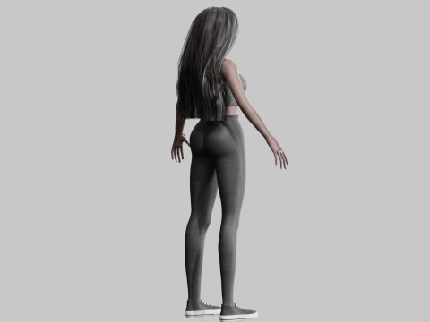 Cute teen Girl V32509 3D मॉडल