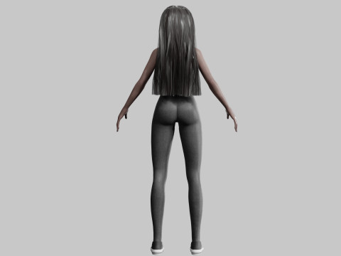 Cute teen Girl V32509 3D मॉडल