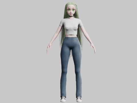 Sweet Basic Girl V31813 Modelo 3D