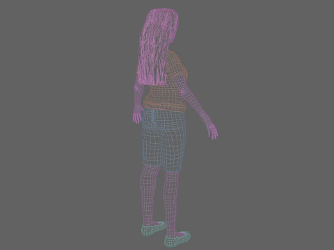 Basic classic woman V31389 3D Model