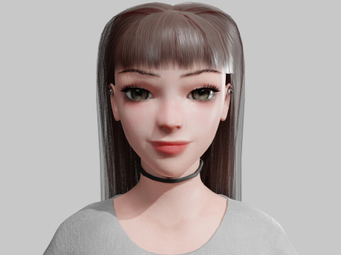 Basic Pretty Woman V30501 3D 模型