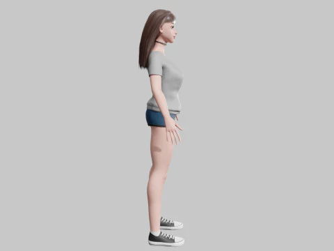 Basic Pretty Woman V30501 3D Model