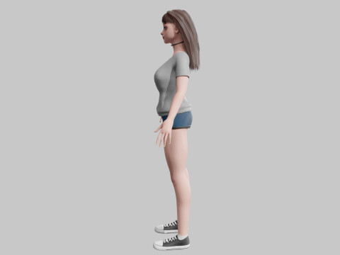 Basic Pretty Woman V30501 3D 模型