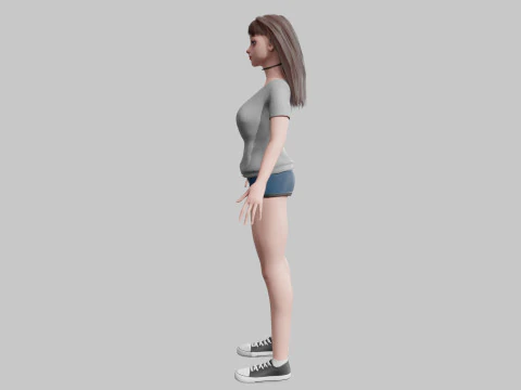 Basic Pretty Woman V30501 3D Model