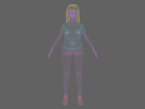 Basic Pretty Woman V30501 3D Model