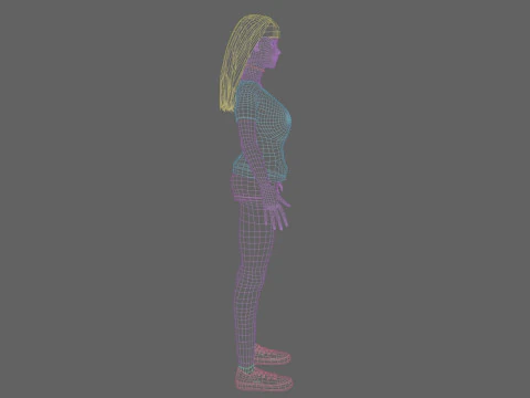 Basic Pretty Woman V30501 3D Model