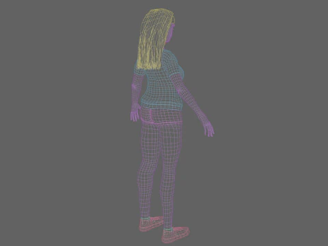 Basic Pretty Woman V30501 3D Model