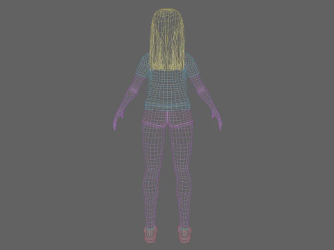 Basic Pretty Woman V30501 3D Model