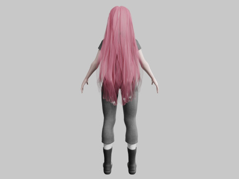 Classic Basic Woman V34569 Model 3D