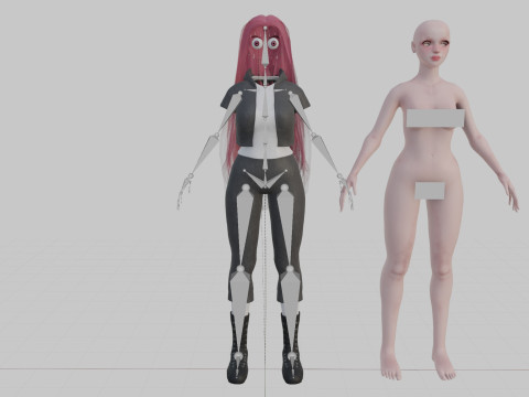 Classic Basic Woman V34569 Model 3D
