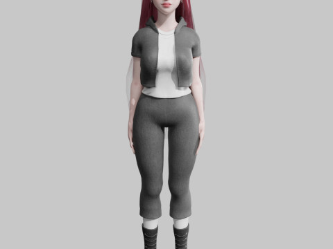 Classic Basic Woman V34569 Model 3D