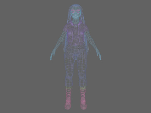 Classic Basic Woman V34569 Model 3D