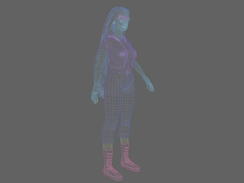 Classic Basic Woman V34569 3D Model