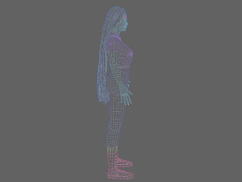 Classic Basic Woman V34569 3D Model