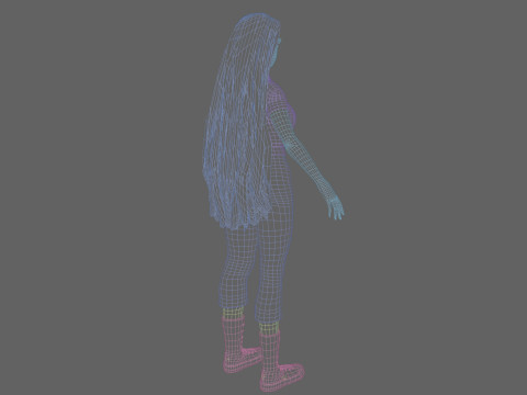 Classic Basic Woman V34569 Model 3D