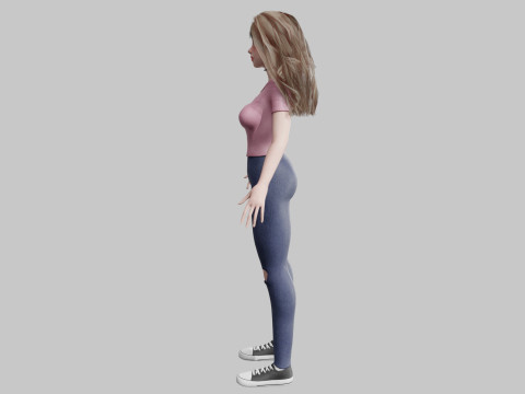 Classic Pretty Woman V32001 3Dモデル