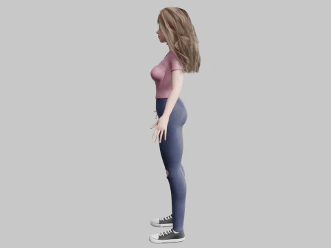 Classic Pretty Woman V32001 3D Model