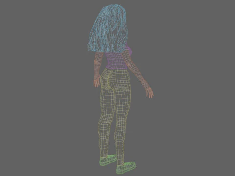 Classic Pretty Woman V32001 3D Model