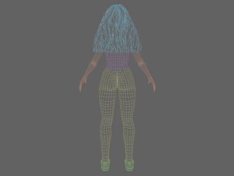 Classic Pretty Woman V32001 3D Model