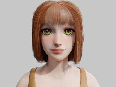 Cool Pretty Woman V32947 3D Model