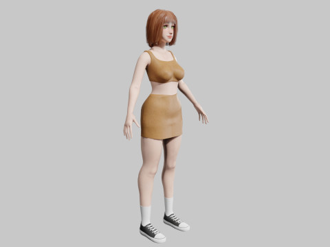 Cool Pretty Woman V32947 3D 모델