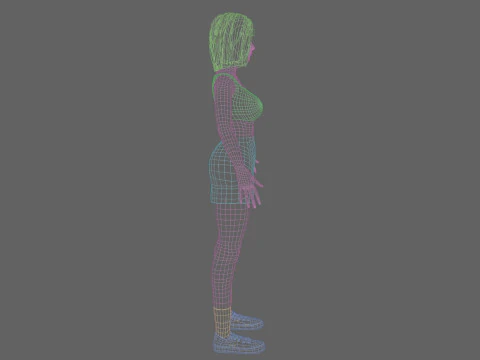 Cool Pretty Woman V32947 3D Model