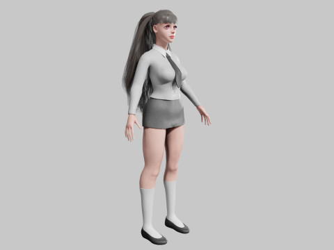 Cute pretty Woman V34963 Modelo 3D