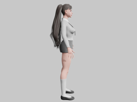 Cute pretty Woman V34963 Modelo 3D