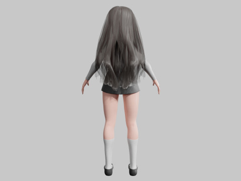 Cute pretty Woman V34963 Modelo 3D