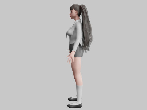 Cute pretty Woman V34963 Modelo 3D