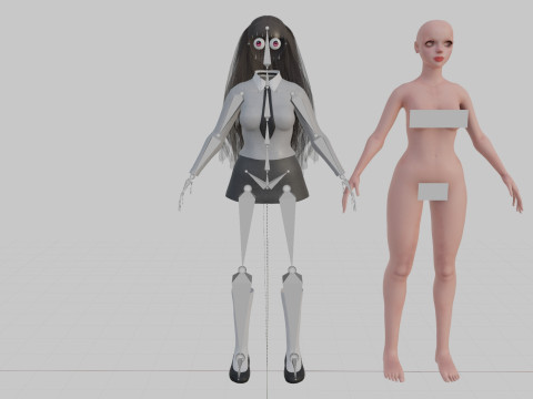 Cute pretty Woman V34963 Modelo 3D