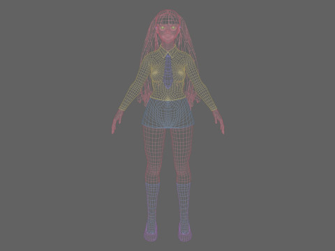 Cute pretty Woman V34963 Modelo 3D