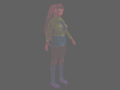 Cute pretty Woman V34963 Modelo 3D