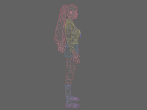 Cute pretty Woman V34963 Modelo 3D