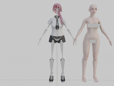 Pretty classic woman V27235 3D Model