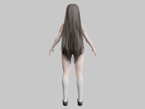 Pretty cool woman V24573 Modelo 3D