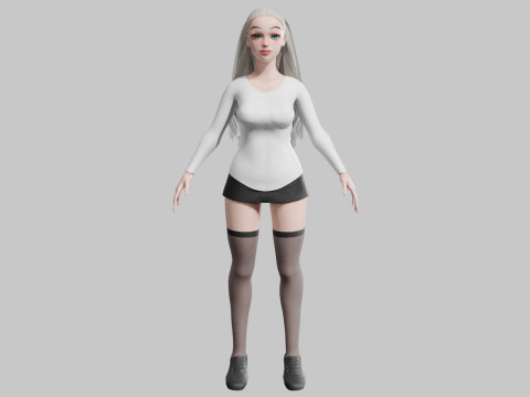 Pretty Standard Woman V27973 Modelo 3D