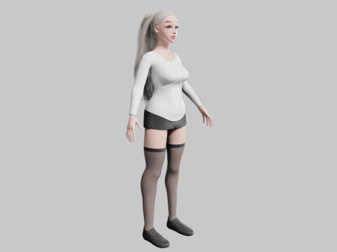 Pretty Standard Woman V27973 Modelo 3D