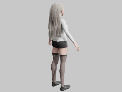 Pretty Standard Woman V27973 Modelo 3D