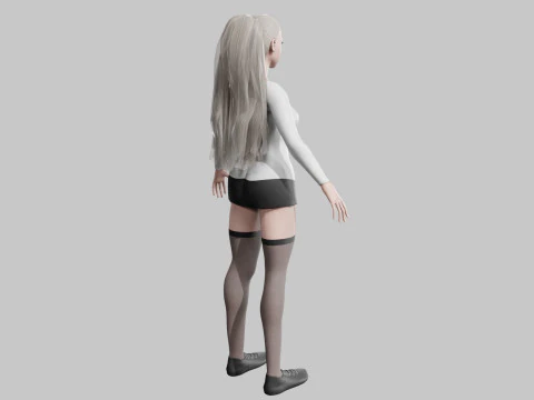 Mulher bonita padr&atilde;o V27973 Modelo 3D