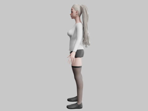 Pretty Standard Woman V27973 Modelo 3D