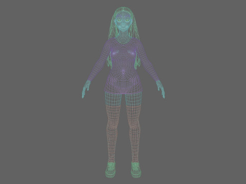 Pretty Standard Woman V27973 Modelo 3D