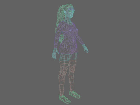 Pretty Standard Woman V27973 Modelo 3D