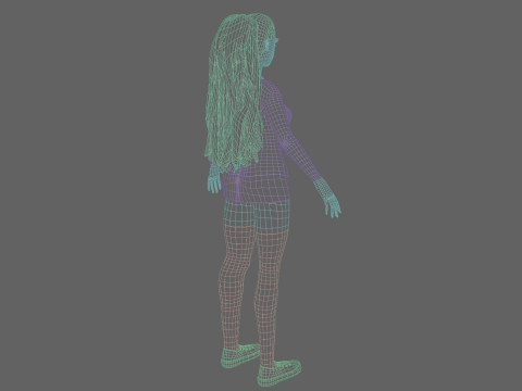 Pretty Standard Woman V27973 Modelo 3D